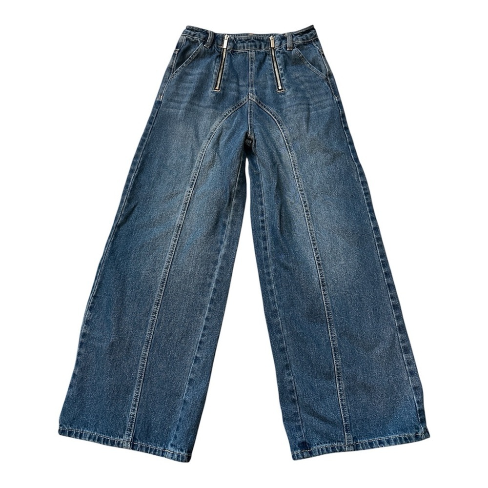 HABITUAL GIRL WIDE LEG HIGH RISE DENIM JEAN GIRL SIZE 12